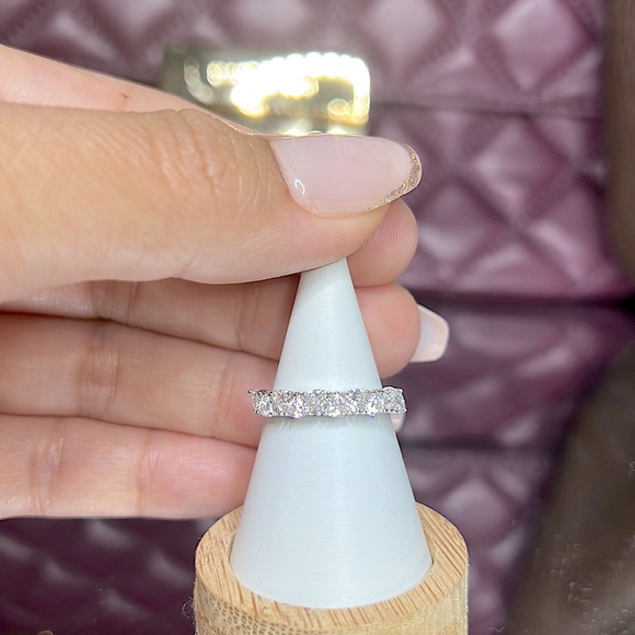 Trillion Cut wedding band 1.3 carat tw